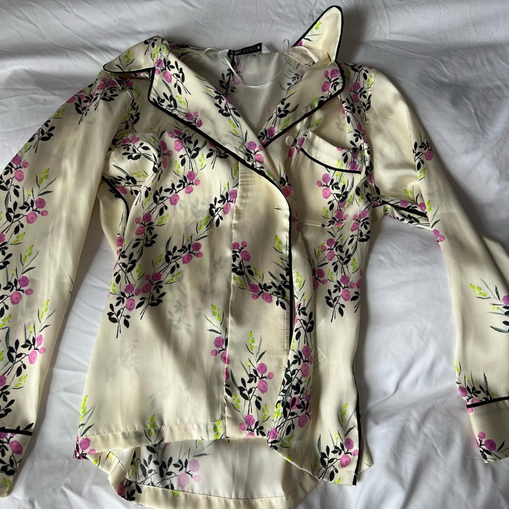 Zara blazer shirt